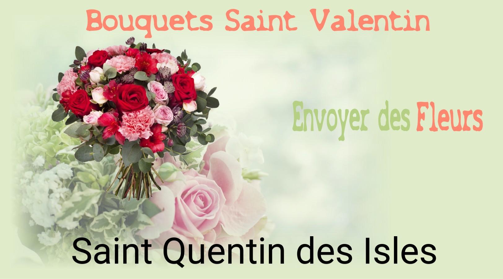Roses de Saint-Valentin livrées à Saint-Quentin-des-Isles